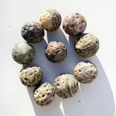 China China 3-8 Cm Natural Healing Witch Crystals Stone Semi Precious Moon Planet Decorative Sphere for sale