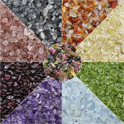 China Wholesale Bulk Healing Gemstones 3-5mm 5-10mm Crystal Stones Chips 10-20mm From China for sale