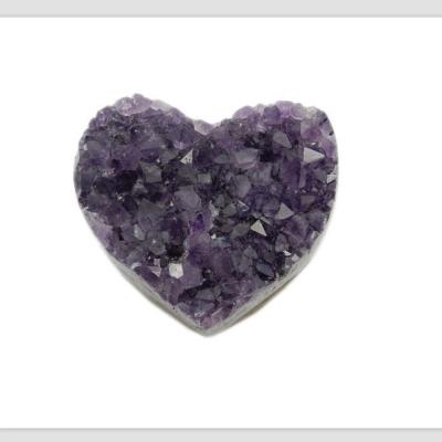 China China Big Heart Natural Full Color Crystal Amethyst Block Amethyst Block Home Office Furniture Full Color Crystal Sparkles Group for sale