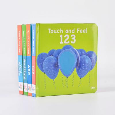 China Environmental Friendly On Sale Children Board Color Book Wholesale Baby Numbers And English Letters Learning Book for sale