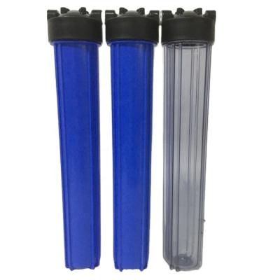 China Easy Installation Eco - Friendly 20 Inch Filter Housing Filtered Bottle Water Filter Parts for sale