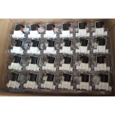 China 24v garage solenoid valve water plastic solenoid connector FLOW LIMIT 300CC 400CC fast solenoid valve with limit switch for sale