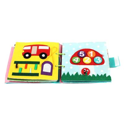 China Educational Toys Soothe Book For Children Bulk Wholesale High Quality Puzzle Felt Soft Tissue Baby Paper for sale