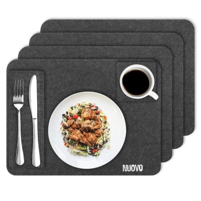 China 2019 Sustainable Good Quality New Square Felt Coaster for sale