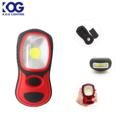 China Durable Small Size ABS Magnetic Bright COB Handy Work Light Flashlight For Emergency Or Repair With Hook for sale