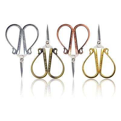 China Metal Top Selling Retro Cross Stitch Tailor European Style Scissors for sale