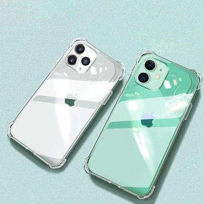 China Corner four protect anti-drop shockproof professional tpu back cover soft shockproof clear cell phone case wholesales for iPhone XS for sale