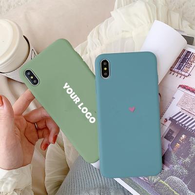 China Hot Sale 3D Anti-fingerprint Printing Custom Soft Matte Cell Phone Case For iPhone 11 Max 2019 Good Quality Pro Silicone Frosted Case for sale