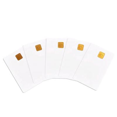 China Hot New Products White Blank PVC Contact IC Card Rfid Chip Card 4428 for sale