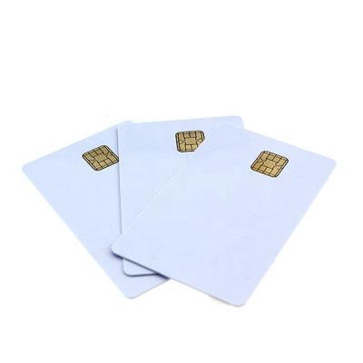 中国 New product white blank PVC contact IC card Rfid chip card 4428 販売のため