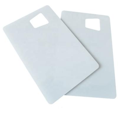 China High Quality Wholesale Thermal Printing PVC UV ID Card With Transparent Window for sale