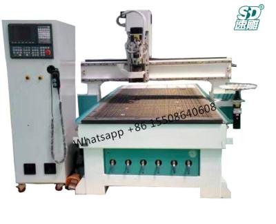 China Disc/Carousel/Cap Type ATC CNC Router SD-1325 For Wood Door Making SD-1325S for sale