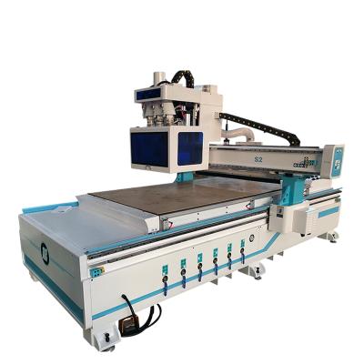 China Building Material Shops High Efficiency ATC Wood Nesting Machine Wood Carving Machine for sale