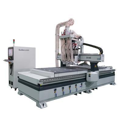 China Building Material Shops Hot Sales 4 Process Auto PVC Acrylic Brass CNC Router Machine for sale