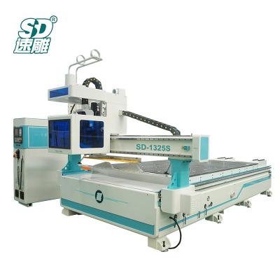 China Hotels CNC Wood Machine Price Vertical CNC Milling Machine 1325S for sale