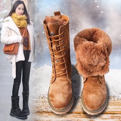 China Fashion Tend Fine Quality Boots Women Shoes Winter Women's Fur Snow Boots Women Safety Shoes for sale