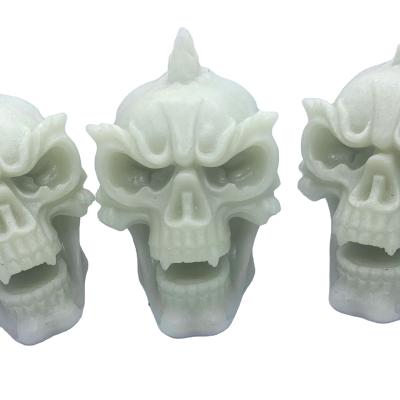 China High quality natural hand-carved glowing crystal carving souvenirs of fire skulls crafts from China beautiful folk crafts for sale