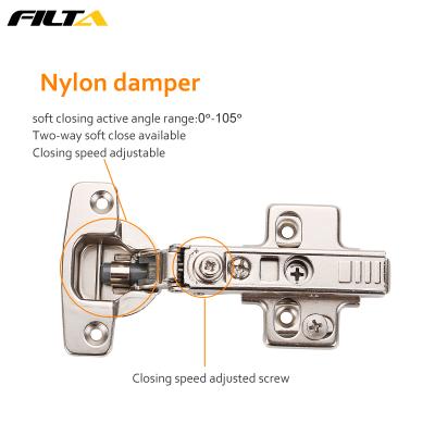 China Contemporary Filta Cabinet Hinge Production Line Furniture Hardware Hinge Soft Narrow Sideboard Door Hinge for sale