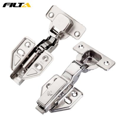 China Wholesale Price 304 Filta Multi-angle Stainless Steel Furniture Hinge Kitchen Cabinet Hydraulic Hinges for sale