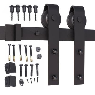 China Modern Wooden Barn Door Accessories Hidden System Sliding Door Hardware Modern for sale