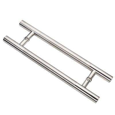 China Modern Filta Hardware Satin Nickel Long Glass Door SS Stainless Steel Pull Handle for sale