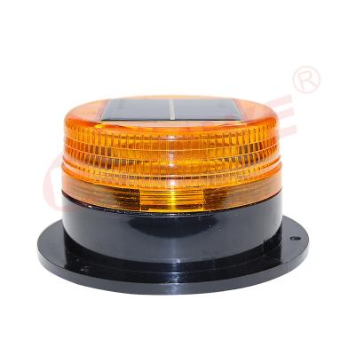 China Solar Powered LED Warning Lights Emergency Traffic Warning Light Strobe Magnetic Solar Beacon 65*125cm for sale