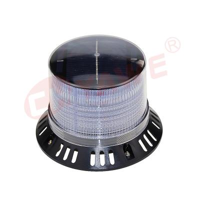 China High quality solar emergency warning light CE OEM ODM screw mounted traffic light 18*12.5cm for sale