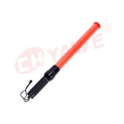 China Battery/Battery Traffic Safety 54cm Rechageable Plastic Traffic Baton LED Flashing Light Stick for sale