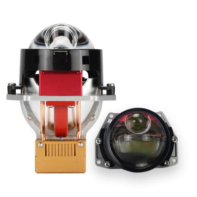 China Car Headlight Universal 3.0 Inch 45W 5500K Car Headlights Retrofit Bi Led Projector Lens For High Bright Bottom And High Beam Laser Lens for sale