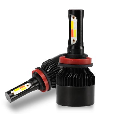 China factory wholesale AUTO led headlight bulbs h7 h3 h4 led headlight h11 c6 led headlight universal for sale