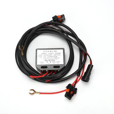 China Custom Auto Motorcycle / LED LIGHT GUIDE Wire Harness Automobile Cable Wiring Harness for sale