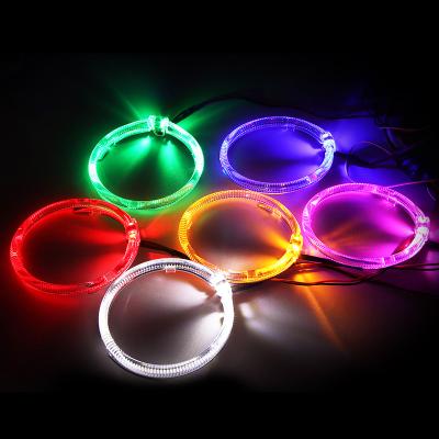 China Universal Cars RGB LED 80MM 85MM 95MM 110MM COB Angel Eyes Halo Ring For Auto Car Light System for sale