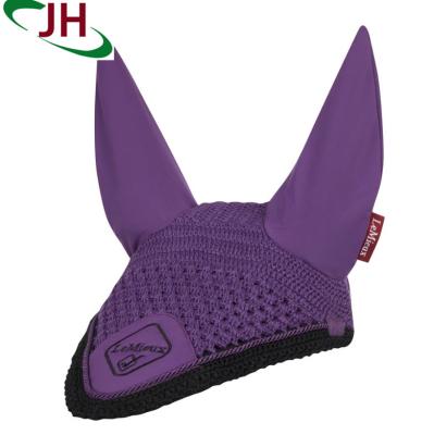 China Durable Fly Hood Colors All Horse Equipment Equestrian Fly Mask Elastic Ear Hood for sale