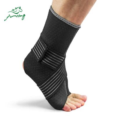 China Wear Resistant Adjustable Ankle Brace Neoprene Ankle Support Brace For Functional Protective Ankle Foot Protection for sale