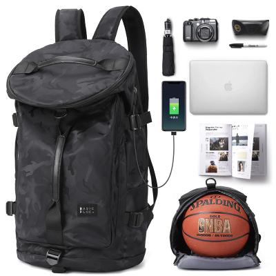 China Custom Logo Fashion Travel Gym Backpack Soccer Football Basketball Backpack Outdoor Men Sports Bag Soccer Ball Bag for sale