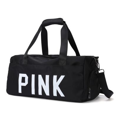 China Fashion Travel Duffel Bag, Sports Tote Gym Bag, Unisex Shoulder Bag Gym Bag Waterproof 2021 Custom Logo Weekend Bag for sale