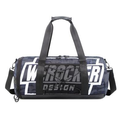 China Fashion Duffle Gym Bag Backpack Lightweight Waterproof Nylon Travel Bag With Shoe Compartment Logo Gym Bag Custom for sale