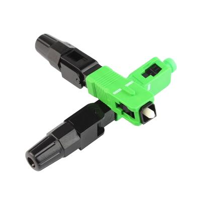 China SC APC UPC fast fiber optic fiber connector conector rapido de monomodo d'optica de fibra communication/networking fiber optic for ftth for sale