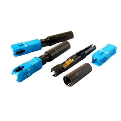 China SC APC UPC fast fiber optic fiber connector conector rapido de monomodo d'optica de fibra communication/networking fiber optic for ftth for sale