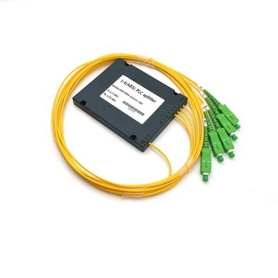 China FTTX 1 Fiber Optic 1X2 Micro 1 Box Splitter 4 fbt copulator ABS Splitter 0.9mm 2way 4way 8way FTTH 4 1X8 1x16 PLC Splitter for sale