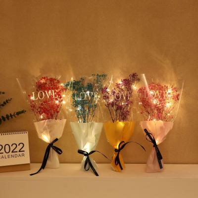 China 2022 Anniversary Full Sky Star Dried Flowers in the Wind Holding Immortality Flowers Thanksgiving Valentine's Day Romantic Gifts for sale