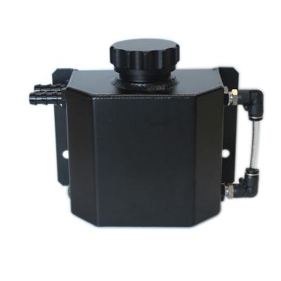 China Universal Aluminum Alloy Radiator Coolant Expansion Tank Overflow Reservoir Bottle Oil Hook Tank Can 1L for sale