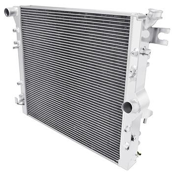 China Aluminum Reservoirs Reduce Product Weight Engine Racing Cooling Aluminum Radiator Suitable For Jeep Wrangler 2007-2018 JK for sale