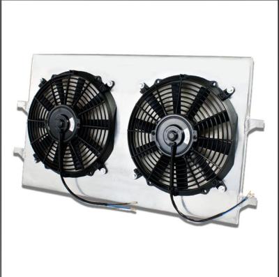 China CUSTOM RACE Radiator Blade Aluminum Radiator Fan Shroud Custom Size For Different Car Radiator for sale