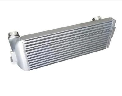 China Silver Automotive Stepped Cooling System High Performance N55 Core Bar And Plate Intercooler For 2015-2018 for sale