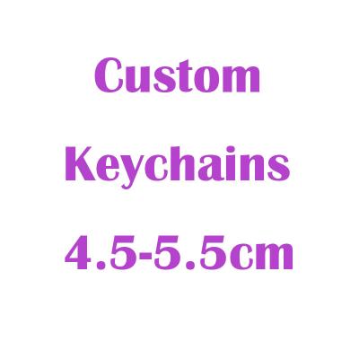 China 4.5-5.5cm PVC Key Chain Logo Personal Business Design Promotional Gift Custom Custom Rubber 4.5-5.5cm PVC Key Chain for sale