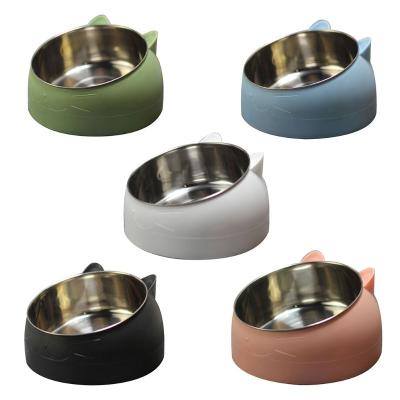 China Stainless Steel Sustainable Home Customized Ceramic Pet Bowls&Feeders Water Food Cat Bowl for sale