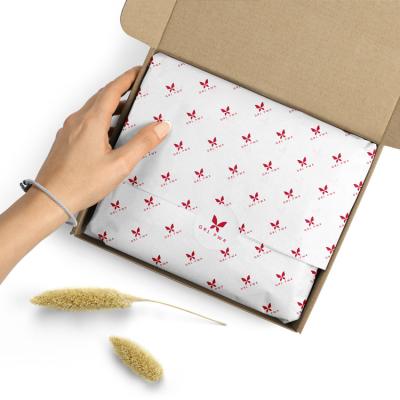 Chine Custom tissue paper eco friendly One Side Printing Kraft Wrapping Gift Wrapping Paper à vendre