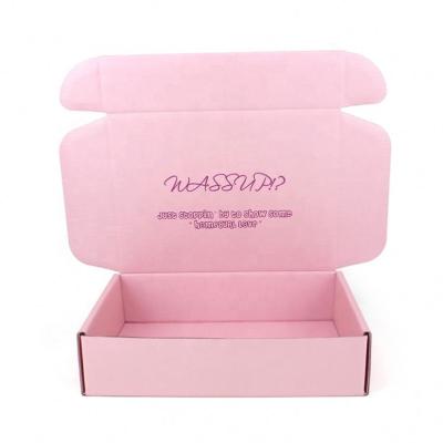 China Custom Logo foldable Corrugated Packaging Cardboard mail Shipping Mailer Box packaging boxes Te koop