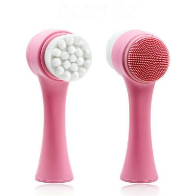 China Exfoliating Home Use Soft Electric Face Facial Cleansing Sweep Spa Peel Deep Cleansing Facial Brush for sale